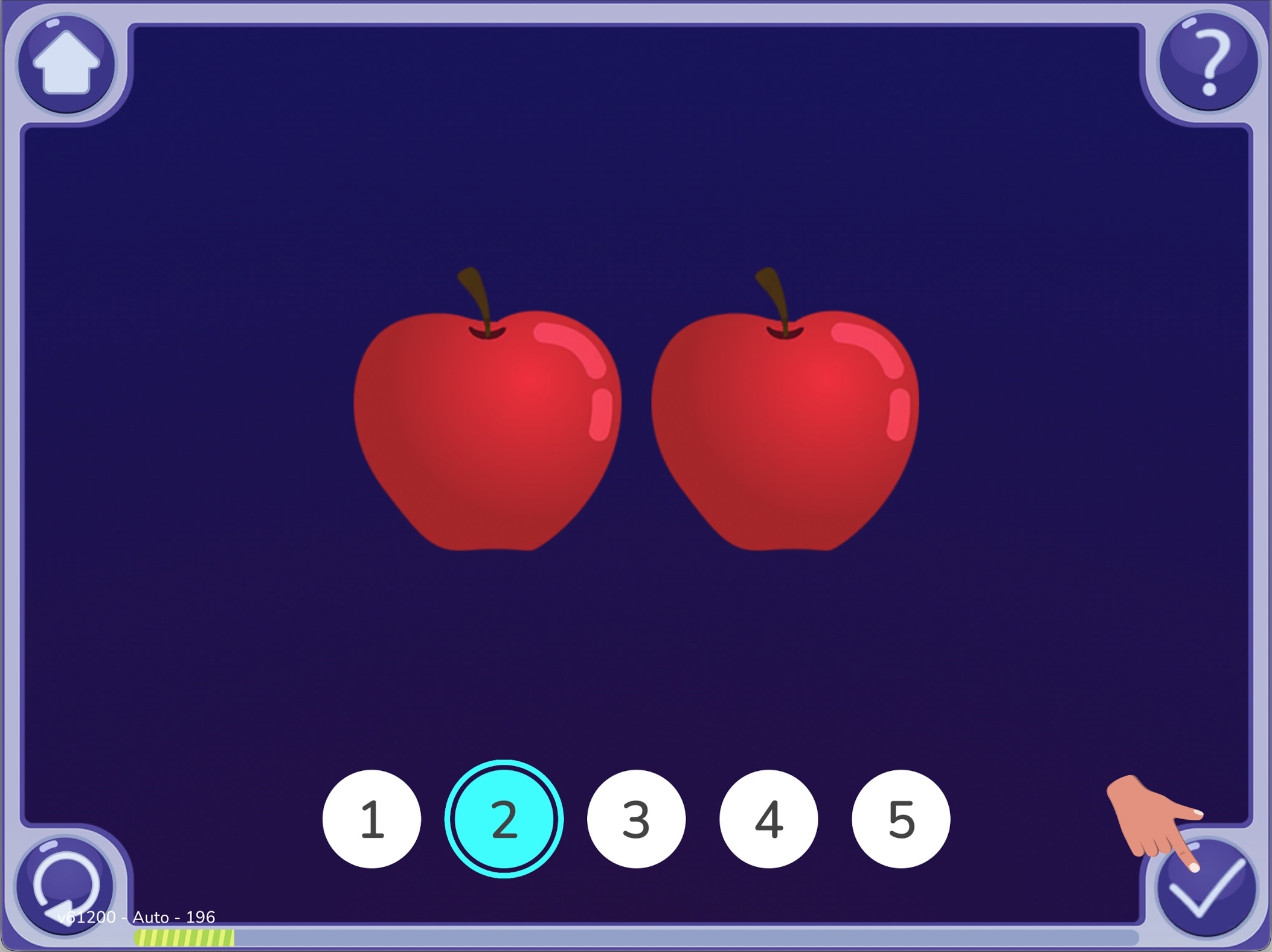 select the quantity activity