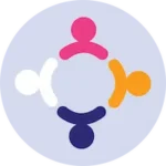 Ícone que representa a aprendizagem inclusiva e acessível para todos os alunos no método de desenvolvimento cognitivo visual da Magrid