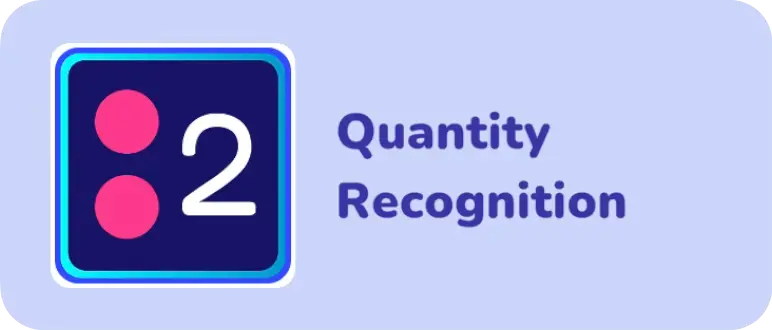 Icône de la compétence « Reconnaissance quantitative » de Magrid, représentant la capacité à déterminer le nombre d'éléments composant un ensemble sans les compter
