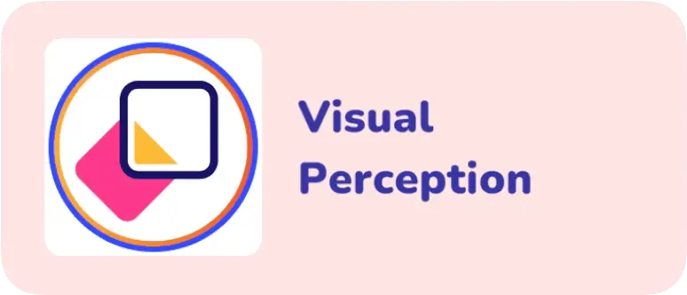 Visual perception cognitive skill icon representing shape recognition and visual information processing in Magrid