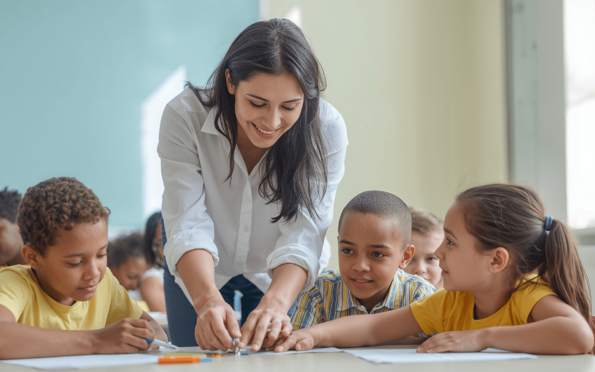 Enfant se concentrant intensément sur une seule tâche, illustrant la différence de concentration entre le TDAH et l'autisme